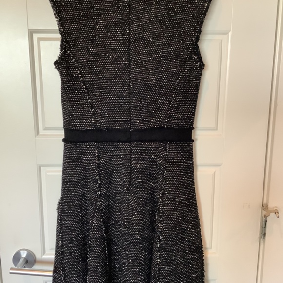 Rebecca Taylor Black Sparkle Tweed dress NEW~with Tag - Picture 7 of 8